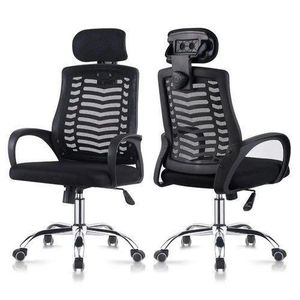 0RTHOPEDIC HEADREST ORG ADJUSTABLE OFFICE CHAIR black