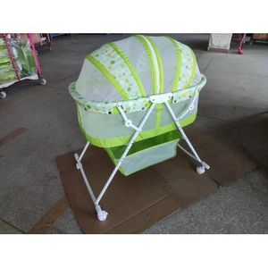 Foldable movable Baby Bassinet With Net And Wheels