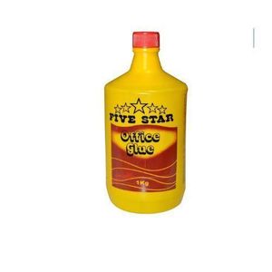 Five Star School & Office Glue 1 Litre – Strong Multi-Purpose Liquid Adhesive for Paper, Crafts & Office Use