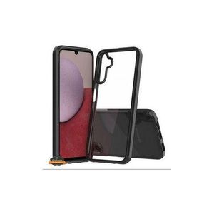 Samsung Galaxy A35 Clear, Transparent And Colorless With Black Edges New Skin Unique And Stylish Phone Case/ Cover