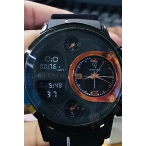 Watch Flexible and durable rubber strap for a secure fit.  Clean, modern analog dial with easy-to-read time markers.  Perfect for casual, sporty, and even semi-formal occasions.  Comfortable enough to wear during workouts or outdoor activities.