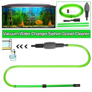 Water Area Aquarium Fish Tank Siphon Gravel Cleaner Syphon Manual