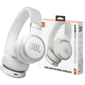 Jbl Live 670NC - Wireless On-Ear Headphones With Adaptive Noise Cancelling With Smart Ambient, Up To 65H Battery Life With Speed Charge, Lightweight, Comfortable And Foldable Design With Warranty.