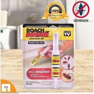 Roach Doctor Cockroach Gel Ready-to-Use Cockroach Gel Bait Roach Killer with Syringe Applicator