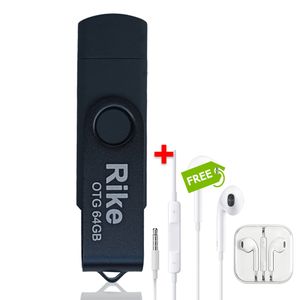 OTG Flash Disk 64GB + Free Earphones