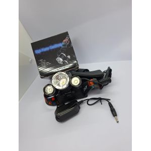 High Brightness 3xT6 LED Headlamp with Adjustable Beam Focus and Durable Build