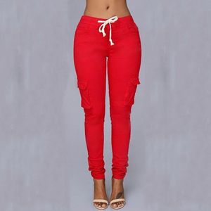 Fashion (Red)2023 ZANZEA Wide Leg Pant Capris Ladies High Waist