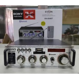 UKC AC-DC AMPLIFIER (SN-004BT) 300w x 2CH w/ Bluetooth, FM Radio, USB, Mic Input