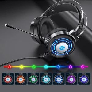 HP gaming headset earphone with mic volume control & Led for computers