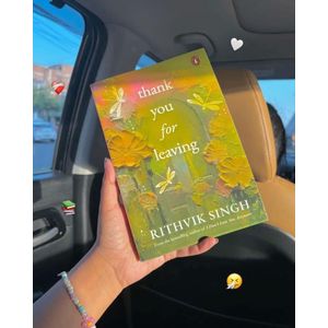 Jumia Books "thank you for leaving" Book By Rithvik Singh