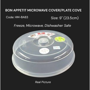 Ba Microwave Plate Covers Clear Plastic Vent Steam Splatter Lid Food Dish .