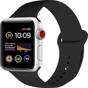 Apple Watch Bands 41mm 40mm 38mm Sport Band, Soft Silicone Sport Wristbands Replacement Strap with Classic Clasp