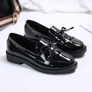 Women's Loafers Slip On Leather Shoes