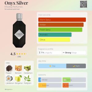 Khadlaj Arabian silver Eau de Parfum 100ml – Long Lasting Fresh Woody Fragrance for Men