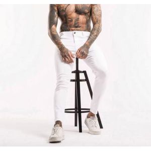 Men white jeans