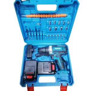 Makita Cordless Drill – Heavy-Duty Power Drill with Battery, Charger & Full Tool Accessories Kit  