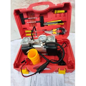 Heavy duty Tyre Inflator Portable Air Compressor Tire Air Pump for Car Tires - Car tire repair Accessories, with Digital Pressure Gauge