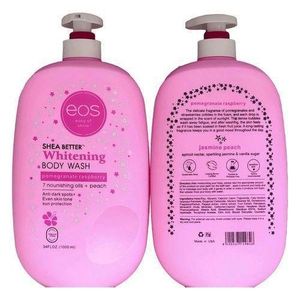 Eos  Cashmere Body Wash – Pomegranate Raspberry, Moisturizing Body Wash, Creamy Gel Formula, with Shea Butter, Glycerin, Vitamin E, pH Balanced, Sensitive Skin, Vegan 1000ml