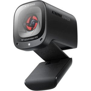PowerConf C200 2K Webcam - Adjustable FOV, AI Noise Canceling, Black