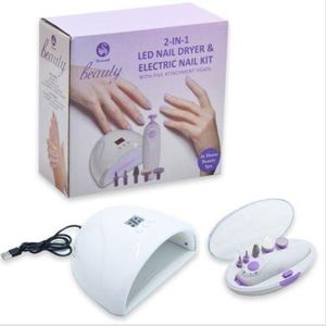 2-IN-1 NAIL UV DRYER & ELECTRIC NAIL KIT / GEL NAIL DRYER