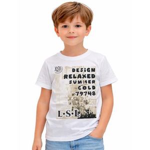 Boys Printed Cotton T-Shirt - Soft & Comfortable