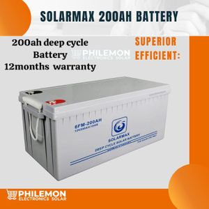 Solarmax SOLAR MAX 200AH Battery