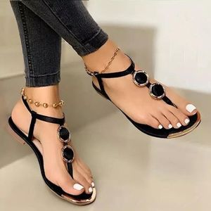 Womens Chain Flat Flip Flops Sandals Sandals Shoes for Women Dressy Summer  Casual Comfortable Slip On Sandals