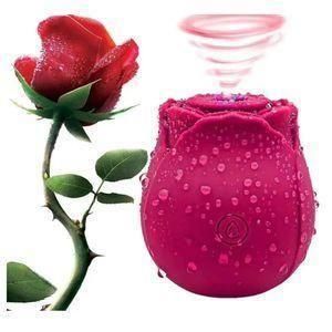Womens Rose Clitoris Sucking Vibrator Nipples Sucker Oral Stimulator Powerful Rechargeable Adult Compact Foreplay Sex Toy For Girlfriend Wife