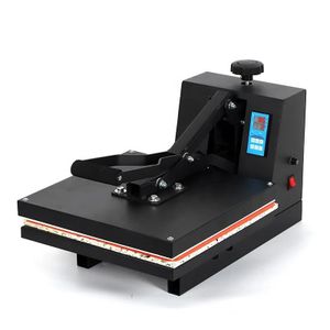 Combo DIY Flatbed Heat Press Machine 15"x15" Sublimation Printer Manual Clamshell T-shirt Transfer Electric New Design