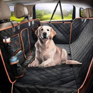 Convertible Dog Car Bed Travel Hammock Waterproof Portable SUV/Truck Back Seat Extender for Cats Non-Inflatable Camping Mattress