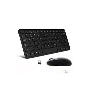 Smart Tv, Android Wireless Keyboard + Mouse- Black
