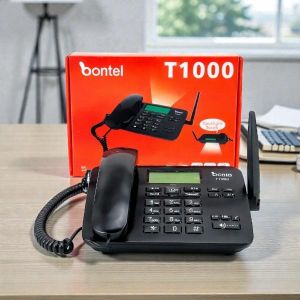 Bontel  T1000 GSM Fixed Landline One Touch Dialing Quick Access User Friendly Desktop Phone 