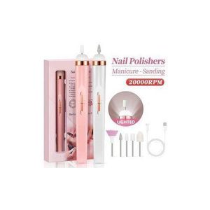5 In 1 Professional Electric Nail Drill Kit Battery Manicure Pedicure Grinding Polishing Nail Art Sanding File Pen
