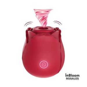 Rose Suck Vibrator Adult Sex Toys Vagina Sucking Vibrator with 12 Sucking Modes G-Spot Vibrator Nipple Sucker Dildo Female Sex Toys 