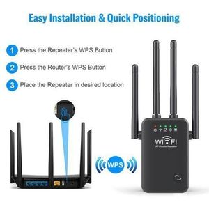 300Mbps WiFi Repeater - Long Range Signal Booster, 2.4GHz, IEEE802.11 b/g/n