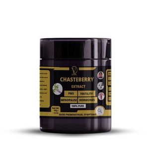 Vital Herbs Chasteberry Extract Powder -100% Pure,Supports Hormonal Balance,Eases Premenstrual Symptoms,Improves Fertility