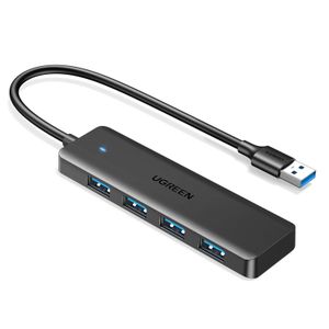 Ugreen  4-Port USB 3.0 HUB with USB C Power Supply, (UG-15548)