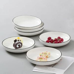 Premium Ceramic Side Plates – Set of 6