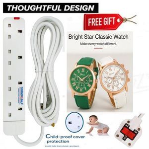 Inextention Power King HOME BEST 4 WAY POWER EXTENSION WITH LONG CABLE + TWO LUXURY WATCH