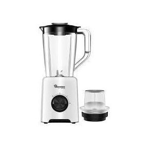 2-in-1 Multifunctional Electric Blender & Dry Grinder, High-Speed 1.5L Countertop Smoothie Maker & Spice Miller With Stainless Steel Blades