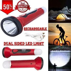 USB Rechargeable Flashlight – Dual Mode Lamp Flash lights