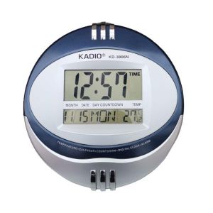 Room Temperature Display Alarm LCD Clock Clear Visibility Durable Build Table and wall Mount Digital clock