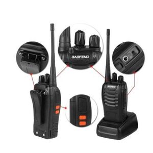Baofeng 2Pcs/set Baofeng. BF-888S Walkie Talkie Two-way CB Ham Radio Set BF 888s UHF Comumicador 16CH Walkie-talkie Two Way Transceiver