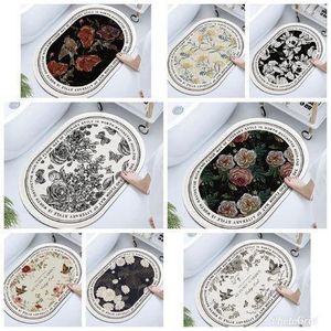 Antislip absorbent mat