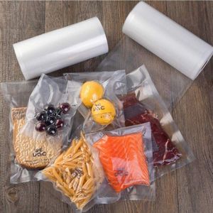 Food Grade Food Storage Bag/ Vacuum Sealer Roll Food Saver Wet/Dry Food Preservation for Fresh Meals/ Meal Prep bag allows one to cut and vacuum seal their convenient size