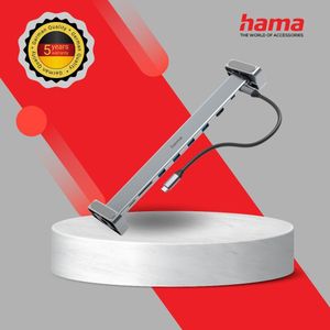 Hama 9in1 PD/4K USB-C DOCKING STATION / MULTIPORT (200103)Silver