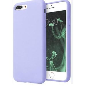 Soft Silicone Back Cover for iPhone 8 Plus – Protective, Shockproof, Ultra-Thin, Anti-Scratch, Anti-Fingerprint – Purple