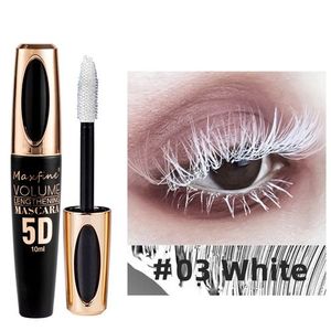 Maxfine Maxfine Waterproof Mascara - Volumizing & Lengthening, Unisex, White, 35g