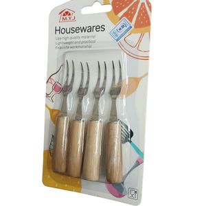 Housewares Solutions TWO PRONGED Forks Meat Steak Forks Cutlery MYJ bc