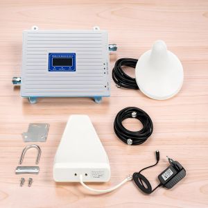 Top Quality LTE Repeater Tri Band GSM Mobile Cell Phone Networks Signal Booster 